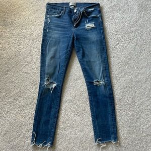 Agolde high rise skinny jeans